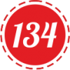 134 134