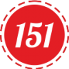 151 151