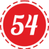 54 54