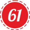 61 61